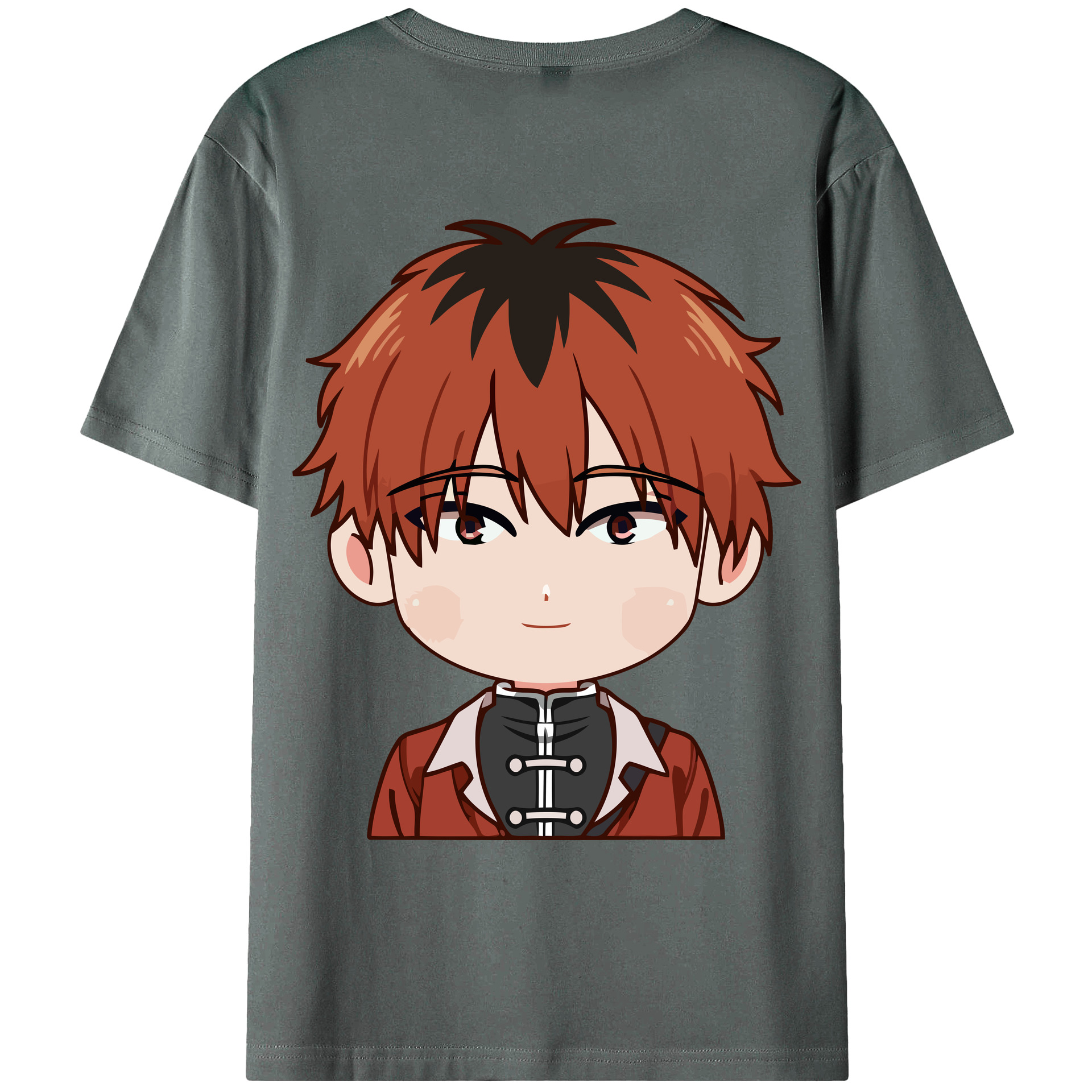 （画像用） 葬送のフリーレン Frieren 綿100％ メンズ半袖Tシャツ（バックプリント） 通気性